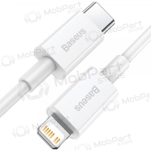 Cable Baseus Superior Type-C - Lightning PD 20W 0.25m (blanco) CATLYS-02