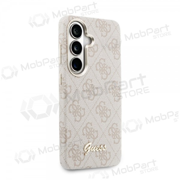 Funda para Samsung Galaxy S26 -Guess PU 4G Script Metal Logo Magnetic- (rosa)