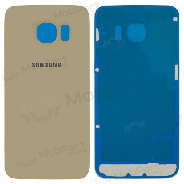 Samsung G925F Galaxy S6 Edge tapa trasera de la batería (dorado) (usada grade A, original)