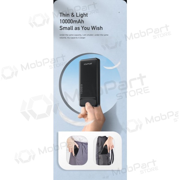 Batería externa Power Bank Awei P5K 5V/2.1A 10000mAh negro