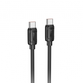 Cable USB-C Hoco X115 USB-C a USB-C 1 m 240 W negro
