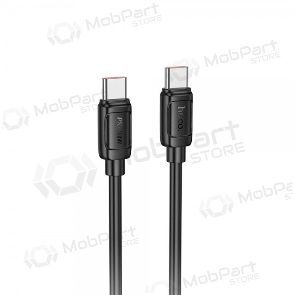 Cable USB-C Hoco X115 USB-C a USB-C 1 m 240 W negro