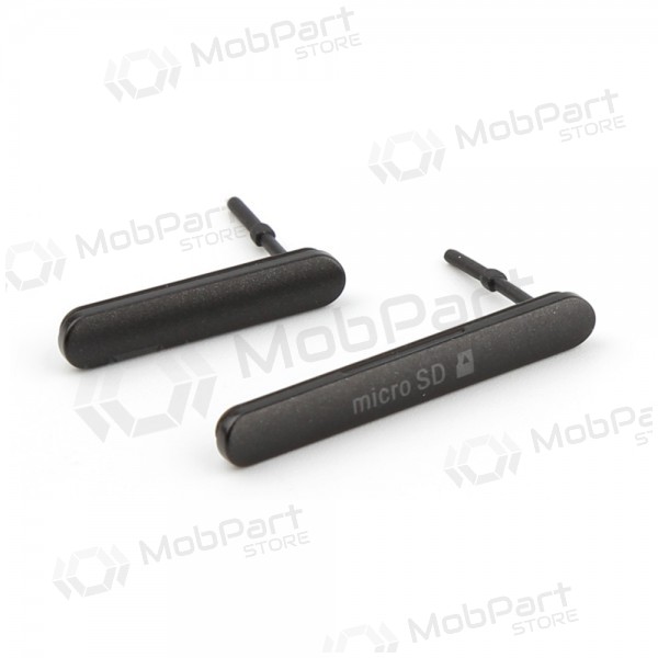 Sony Xperia M4 Aqua E2303 / Xperia M4 Aqua E2306 / Xperia M4 Aqua E2353 microSD y SIM side covers (negro)