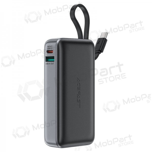 Batería externa Power Bank Acefast M7-10000 PD30W With Cable 10000mAh negro