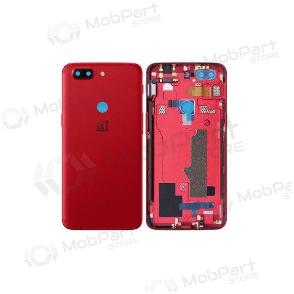 OnePlus 5T tapa trasera de la batería rojo (Lava Red) (usada grade B, original)