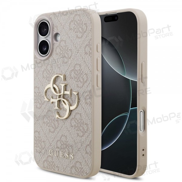 Funda para Apple iPhone 17 -Guess PU 4G Metal Logo- (rosa)