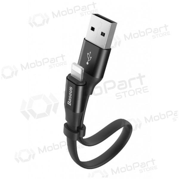 USB cable Baseus lightning 0.23m (2A) (negro)
