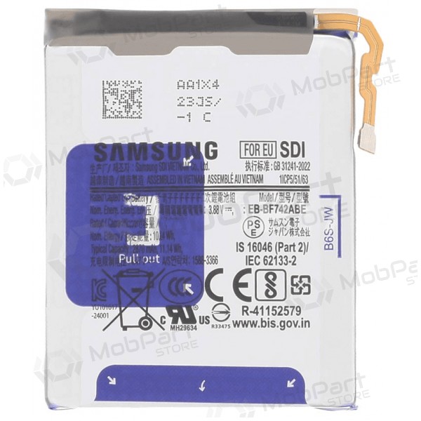 Batería, acumulador EB-BF742ABE (original) para Samsung Galaxy Z Flip6, Z Flip7 FE