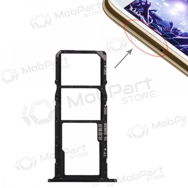 Huawei Y5 2018 Titular de la tarjeta SIM (negro)