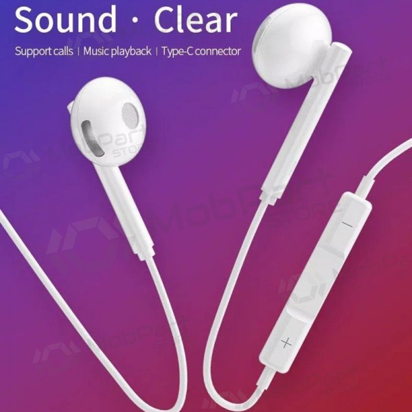 Manos libres HOCO L10 Type-C (Blanco)