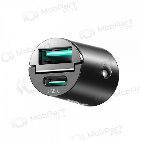 Cargador de coche Joyroom JR-CCN18 65 W USB-C + USB-A negro