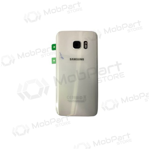 Samsung G935F Galaxy S7 Edge tapa trasera de la batería (blanco) (usada grade A, original)