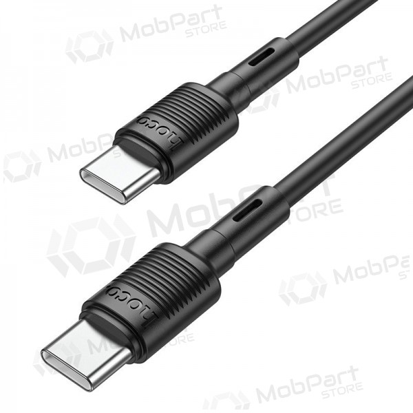 USB cable Hoco X83 60W Type-C to Type-C 1.0m negro