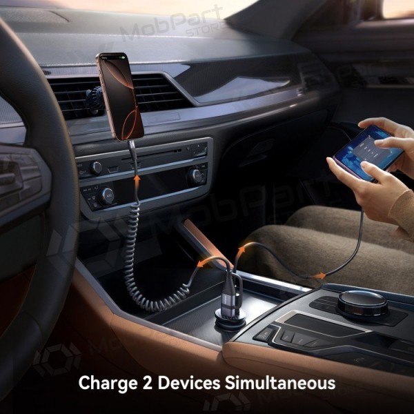 Cargador de coche Joyroom JR-CCN16 USB-A/USB-C 15W negro