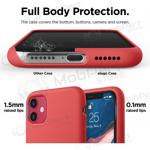 Xiaomi Poco X8 Pro funda - Liquid Silicone 1.5mm roja.