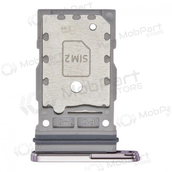 Samsung S918 Galaxy S23 Ultra Dual Titular de la tarjeta SIM (levandos) (service pack) (original)