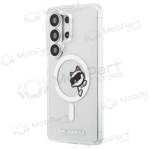 Funda para Samsung Galaxy S26 Ultra - Karl Lagerfeld IML Choupette Peekaboo Logo Magnetic (transparente)