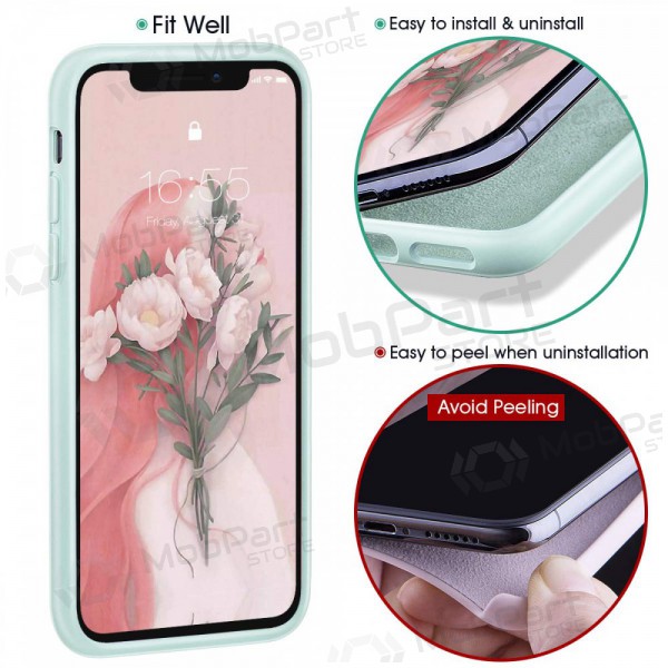 Funda para Apple iPhone 13 Pro Max - Liquid Silicone 1.5mm (menta)