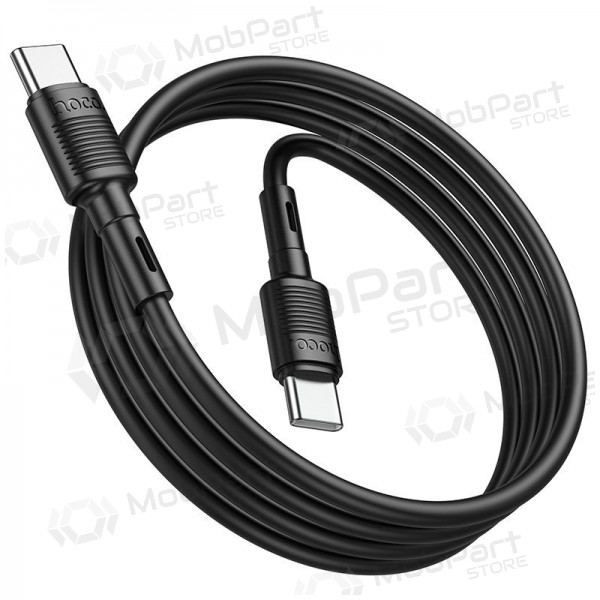 USB cable Hoco X83 60W Type-C to Type-C 1.0m negro