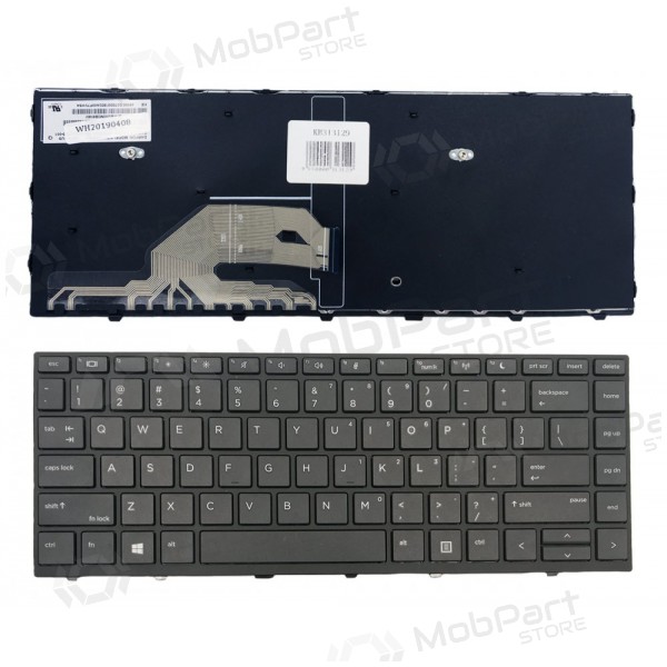 HP Probook: 430 G5, 440 G5 teclado con un marco