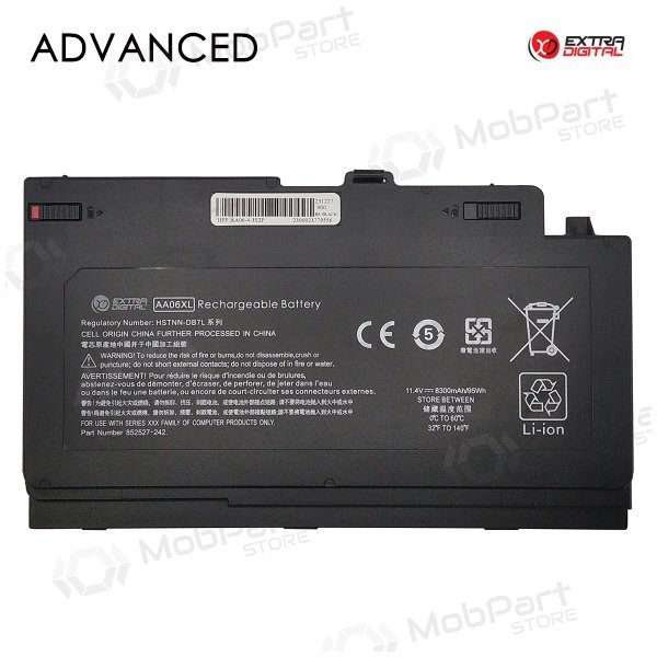 HP AA06XL, 8300mAh Bateria para portatil, Advanced HP AA06XL, 8300mAh Bateria para portatil, Advanced