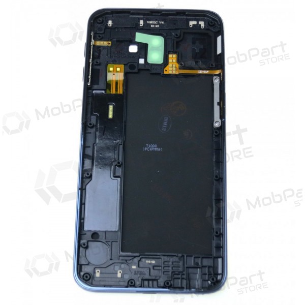Samsung J610 Galaxy J6+ 2018 tapa trasera de la batería (negro) (usada grade C, original) Samsung J610 Galaxy J6+ 2018 tapa trasera de la batería (negro) (usada grade C, original)