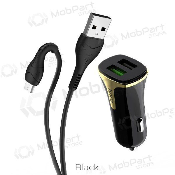 Cargador de coche HOCO Z31 USB + 