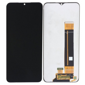 Ekranas Samsung A236 A23 5G su lietimui jautriu stikliuku Black ORG