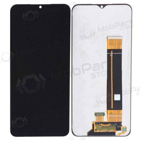 Ekranas Samsung A236 A23 5G su lietimui jautriu stikliuku Black ORG
