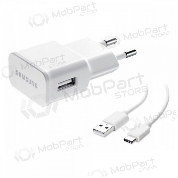 Cargador original Samsung EP-TA200NWE 15W + Type-C cable blanco