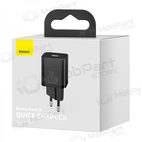 Cargador buitinis Baseus Super Si 20W negro CCSUP-B01