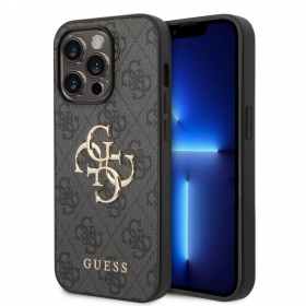 Funda para Apple iPhone 14 Pro - Guess PU 4G Metal Logo