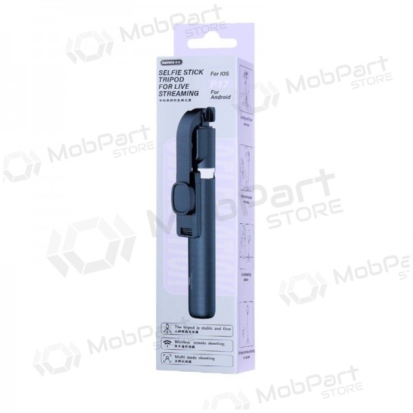 Palo para selfies Remax P17 1.3m negro