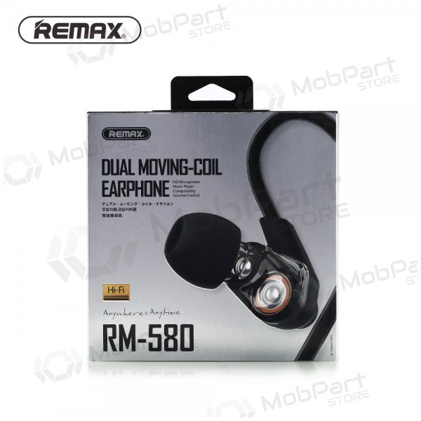 Manos libres Remax RM-580 3,5mm (negro)