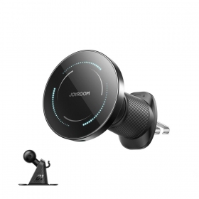 Automobilinis laikiklis-cargador Joyroom JR-ZS502 MagSafe 15W (air vent/dashboard) negro