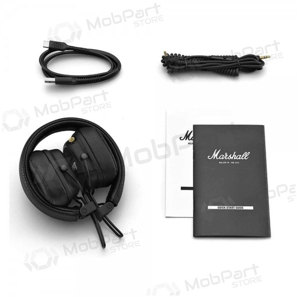 Auriculares inalámbricos con micrófono Marshall Major IV Bluetooth negros