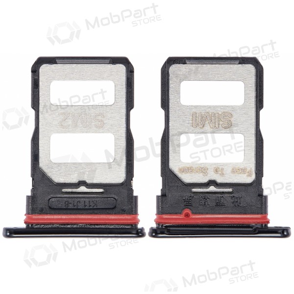 Soporte de tarjeta SIM Xiaomi Poco F3, Mi 11i (negro)