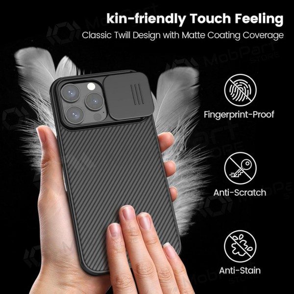 Apple iPhone 15 funda „Nillkin CamShield Pro“ (negro)