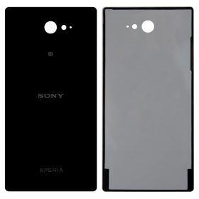 Sony Xperia M2 D2303 / Xperia M2 Aqua D2403 tapa trasera de la batería (negro) (usada grade A, original)