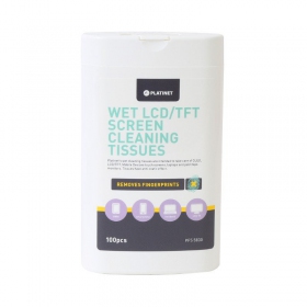 Wet wipes PLATINET for LCD / TFT screens PLATINET 11x9,4cm (100piezas)