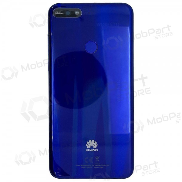 Huawei Y7 2018 tapa trasera de la batería (azul) (usada grade C, original) Huawei Y7 2018 tapa trasera de la batería (azul) (usada grade C, original)