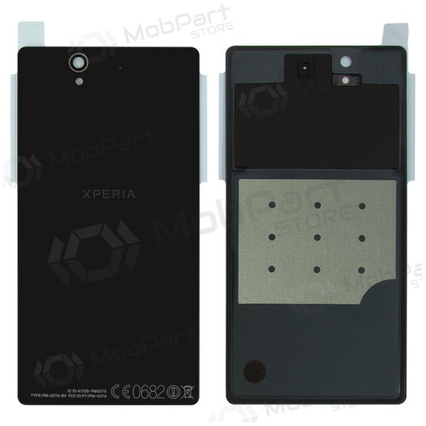Sony Xperia Z L36h C6602 / Xperia Z C6603 tapa trasera de la batería (negro) Sony Xperia Z L36h C6602 / Xperia Z C6603 tapa trasera de la batería (negro)