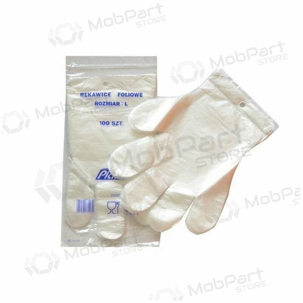 Guantes desechables talla L (100 unidades)