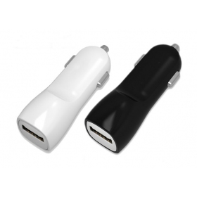 Cargador automobilinis Tellos USB (dual) (1A+2A) (negro)