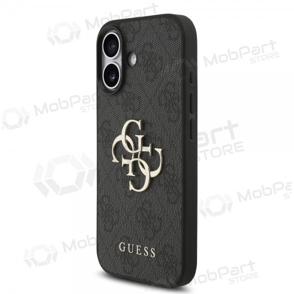 Funda para Apple iPhone 17 - Guess PU 4G Metal Logo Strap (negra)