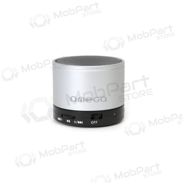 Altavoz portátil Bluetooth OMEGA OG47 (MicroSD, manos libres) (plateado)