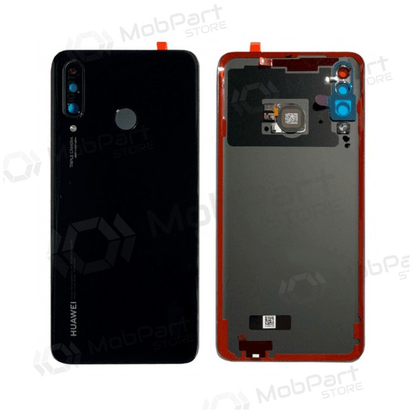 Huawei P30 Lite / P30 Lite New Edition 2020 48MP tapa trasera de la batería negro (Midnight Black) (usada grade A, original)