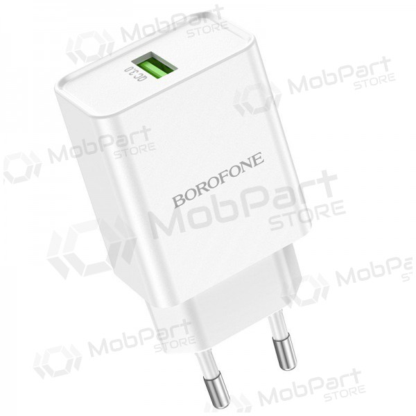 Cargador Borofone BN5 QC 3.0 18W (blanco)