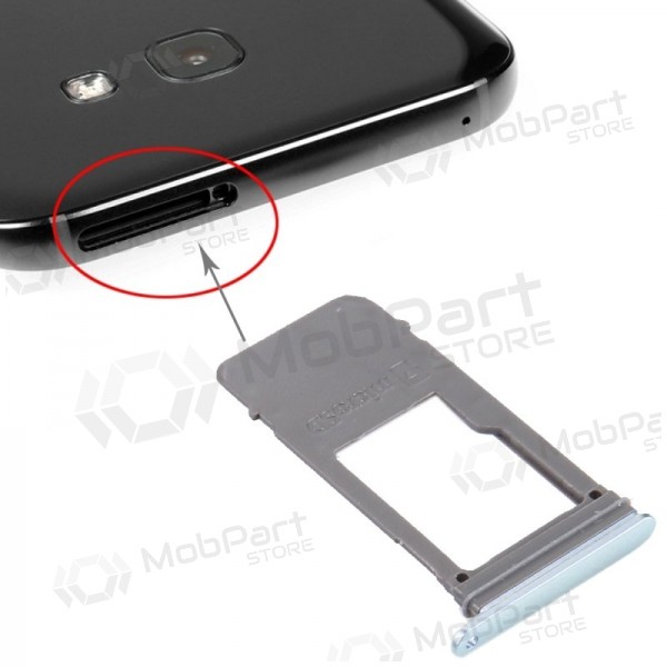 Samsung A520F Galaxy A5 2017 Titular de la tarjeta SIM (2piezas) (azul) (original)