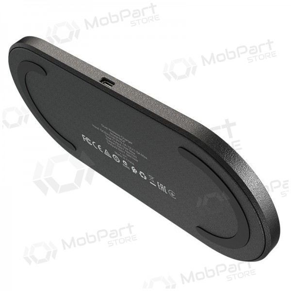 Cargador inalámbrica Borofone BQ7 Prominent Dual (10W) (negro)